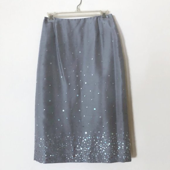 Elegant Formal Dress (2 piece), Silver sequence dress - Picture 3 of 10